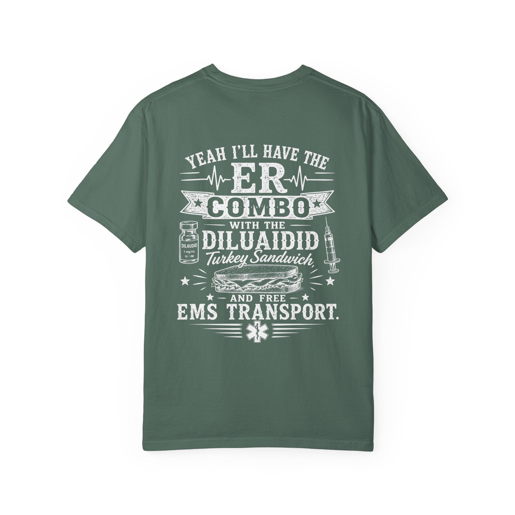 T-Shirt — 'Elopement Risk' ER Combo Graphic Tee for EMS & ER Nurses