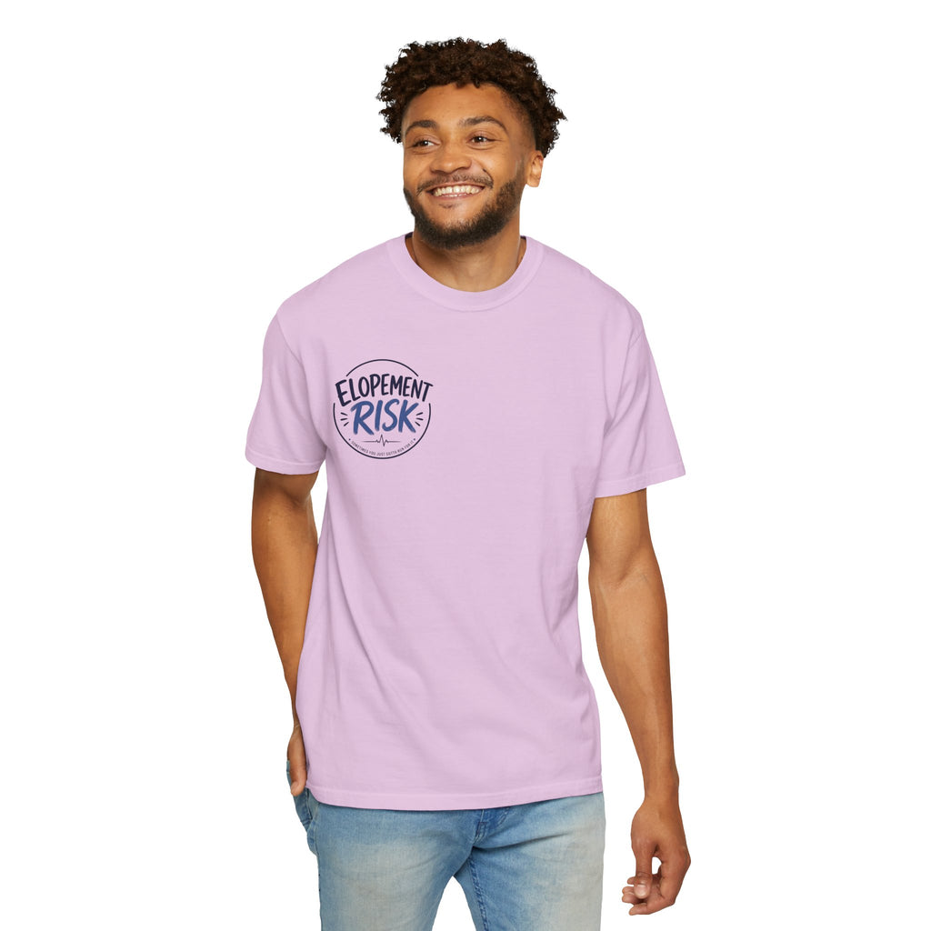 Texas Nurses T-Shirt — "Elopement Risk" Cute Armadillo Design, Big Hearts Texas Strong