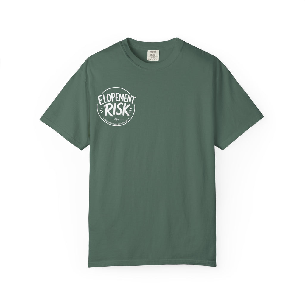 T-Shirt — 'Elopement Risk' ER Combo Graphic Tee for EMS & ER Nurses