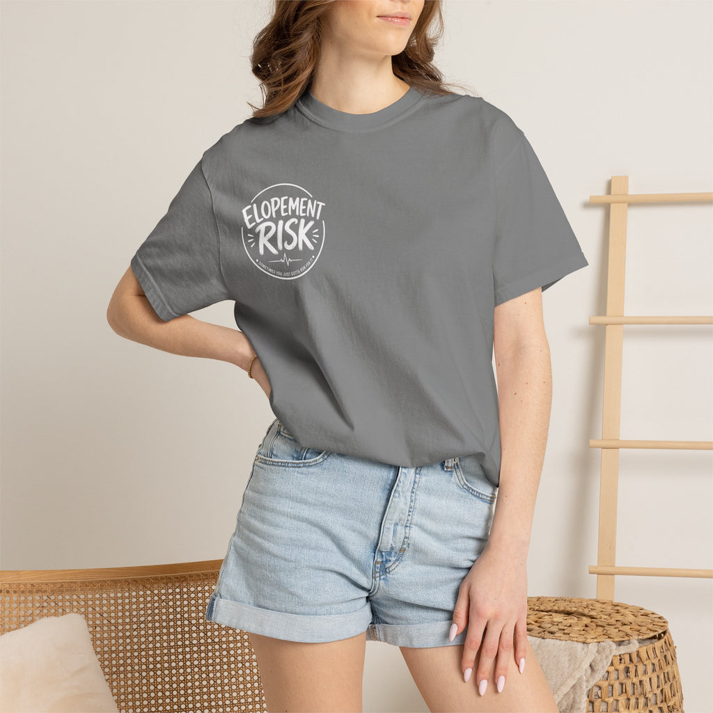 T-Shirt — 'Elopement Risk' ER Combo Graphic Tee for EMS & ER Nurses