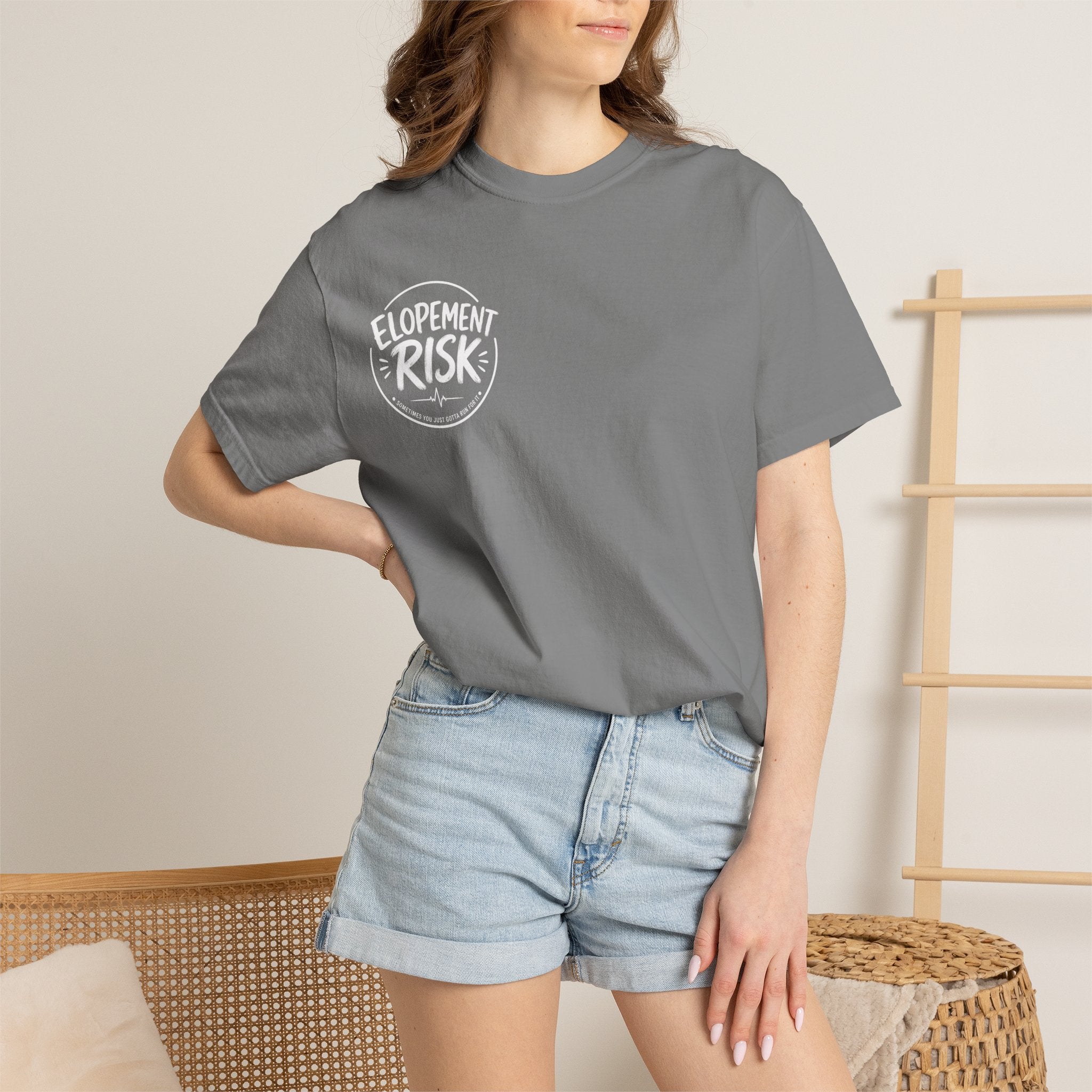 T-Shirt — 'Elopement Risk' ER Combo Graphic Tee for EMS & ER Nurses