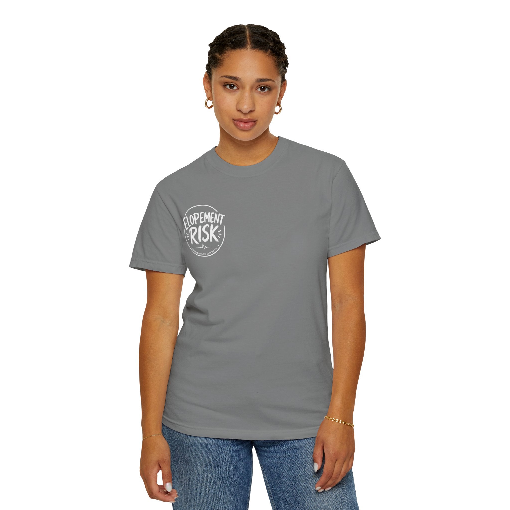 T-Shirt — 'Elopement Risk' ER Combo Graphic Tee for EMS & ER Nurses