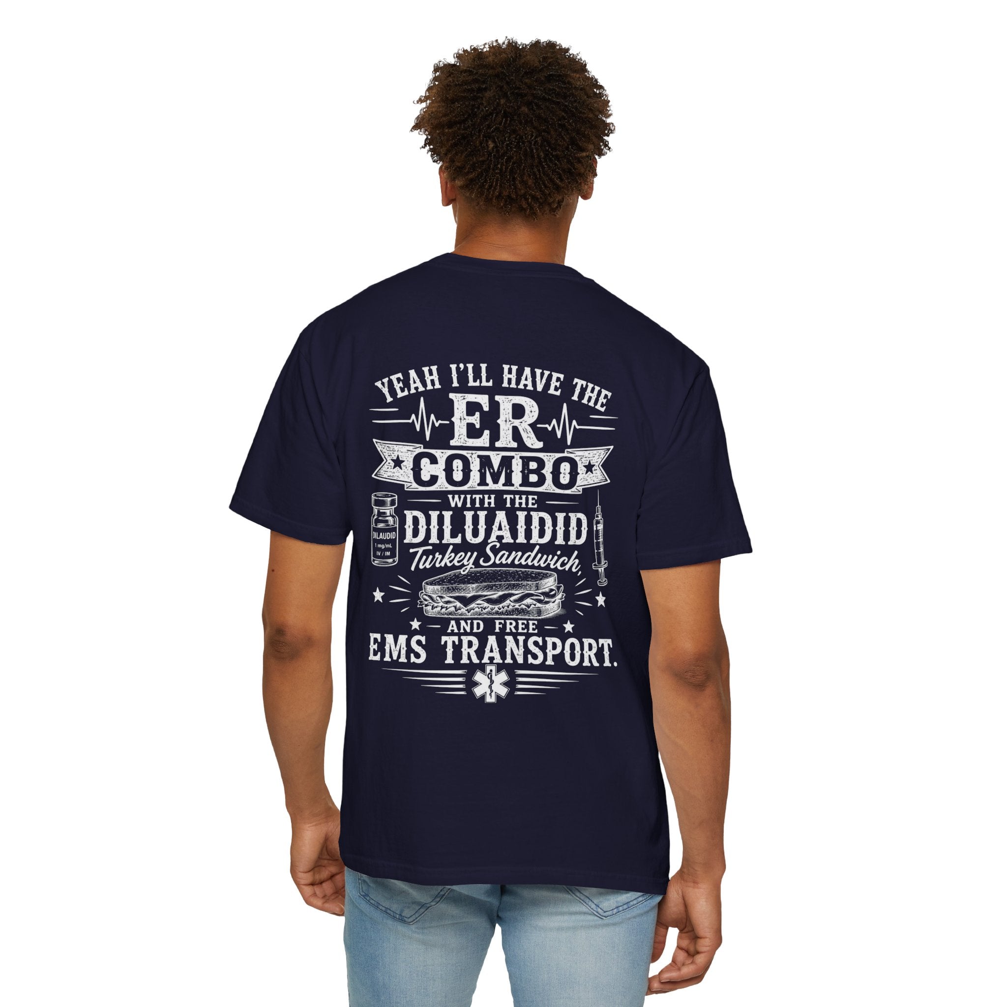 T-Shirt — 'Elopement Risk' ER Combo Graphic Tee for EMS & ER Nurses