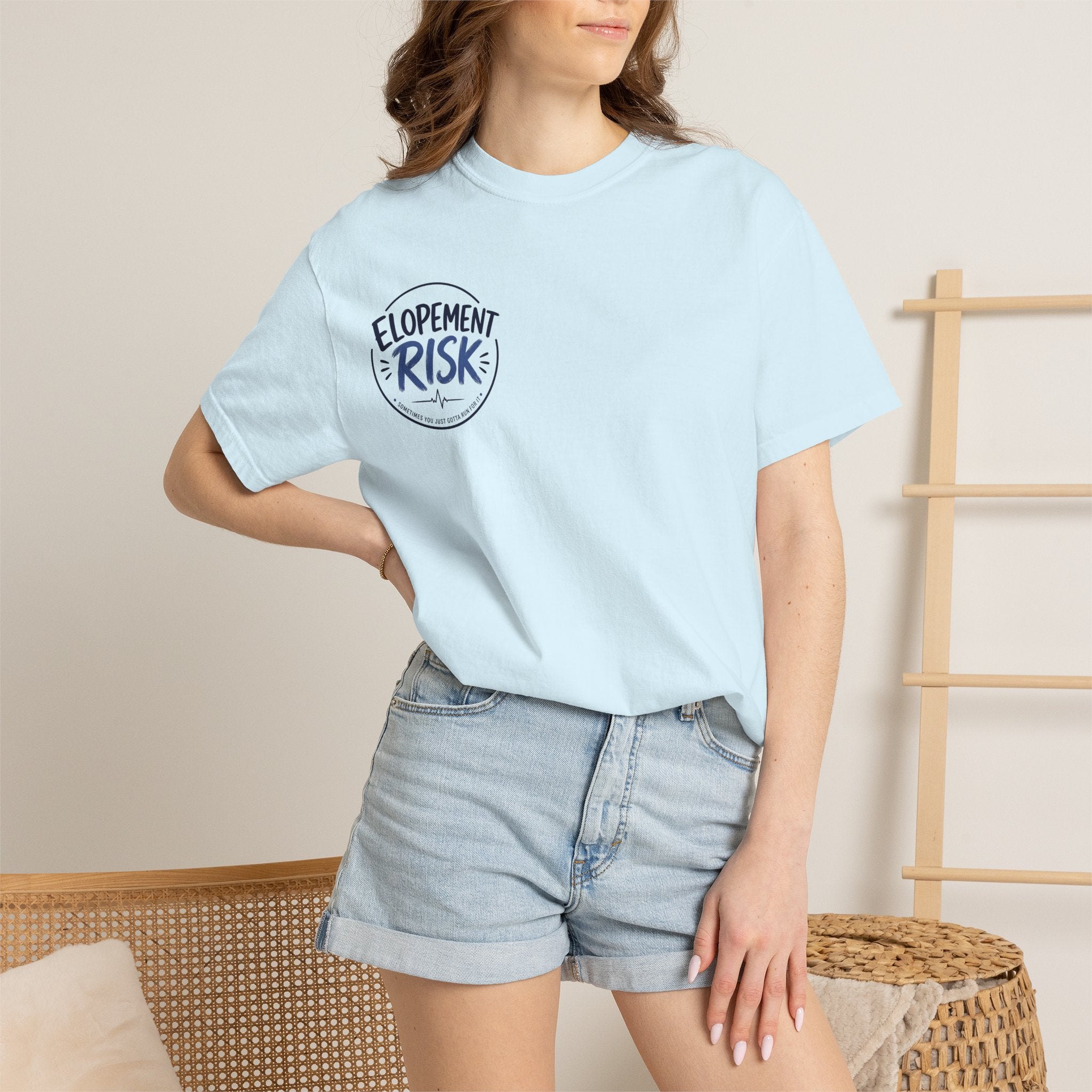 Texas Nurses T-Shirt — "Elopement Risk" Cute Armadillo Design, Big Hearts Texas Strong