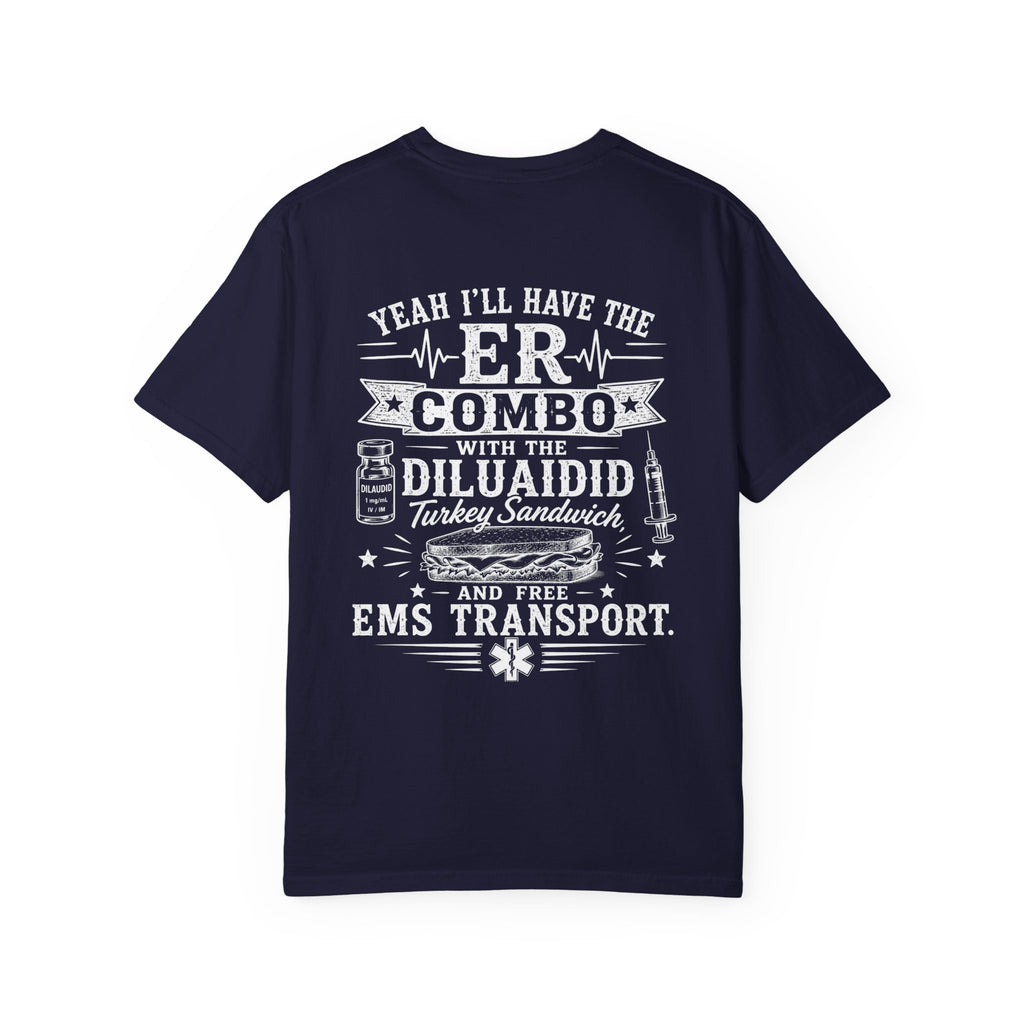 T-Shirt — 'Elopement Risk' ER Combo Graphic Tee for EMS & ER Nurses