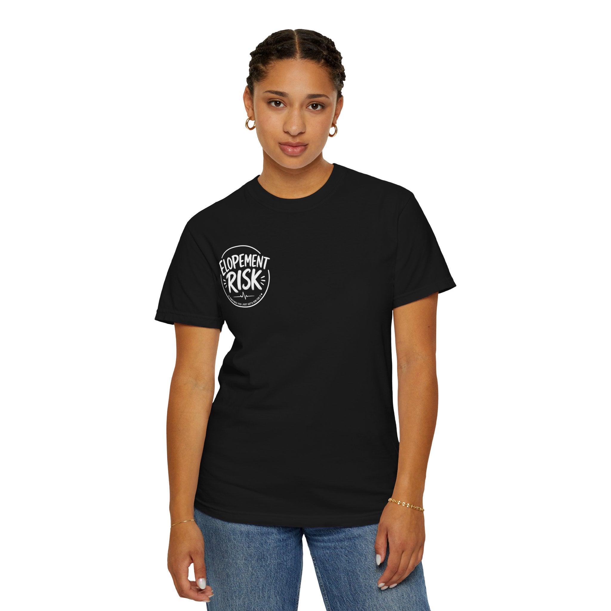 T-Shirt — 'Elopement Risk' ER Combo Graphic Tee for EMS & ER Nurses